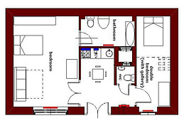 Apartment Tosca for 1/2/3 students