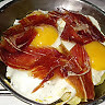 JAMON, PATATAS Y HUEVOS 