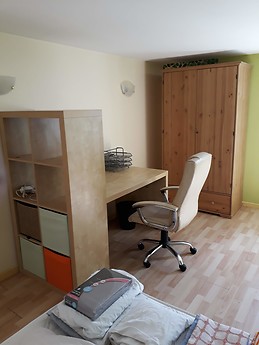 Chambre Tilleul, vue sur jardin, spacieuse (13 m2), équipée de t