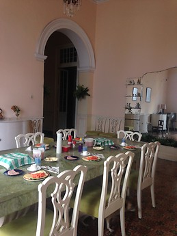 Elaine Colonial Guest House B&B, for the students.