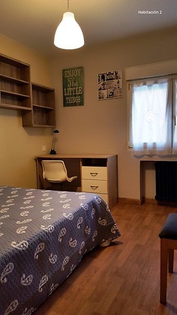 Habitaciones individuales con wifi en piso compartido para estud