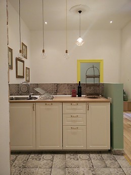 Industrial-chic renovated flat in the Palace District