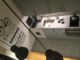 Moody studio apartment with fabulous new furniture in the city c