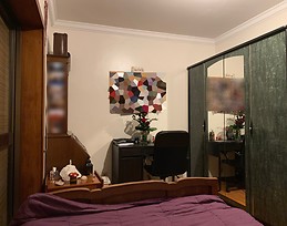 Nice room with double bed and view to Bom Jesus