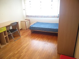 Sunny room with single bed and view to Bom Jesus