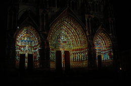 La Cathédrale illuminée