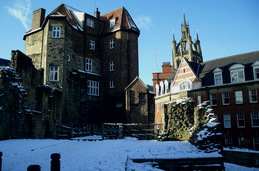 Calles y hoteles de Newcastle