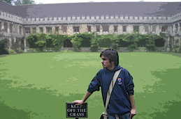 Keep of the grass???