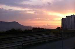 Atardecer desde Ciudad Universitaria