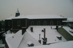 ¡Nevando en Liege! Snowing at Liege!
