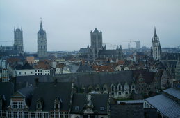 Vistas desde el castillo medieval