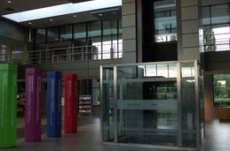 inside main building