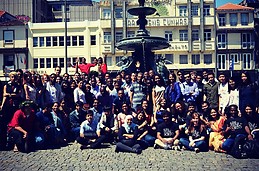Erasmus Group photo at UPORTO, Portugal