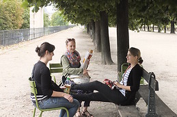 Food is one of the biggest joy in my life. With my friends in Paris.