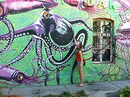 Great graffiti in Lubljana