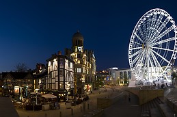 Manchester at night