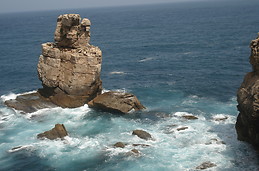 Rock formations at Peniche