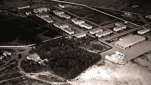 Vista aérea de la antigua Universidad