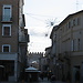 In fondo: l'Arco D'Augusto