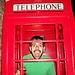 Telephone box at The Cavern