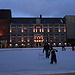 the square where you can ice skate