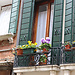 A balcony in Venice