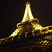 A winter's night at the Eiffel Tower