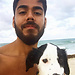 25 year old guy from Miami with a very friendly and well behaved dog looking for accommodations in Barcelona