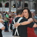 Ballando tango in Placa Reail.