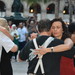 Ballando tango in Placa Reail.