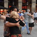 Ballando tango in Placa Reail.