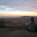 Best view on Barcelona and its sunset from Bunker del Carmel