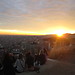 Bester Ausblick über Barcelona und Sonnenuntergang beim Bunker d