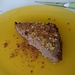 Cheesecake with lemon zest