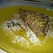 Cheesecake with lemon zest