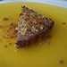 Cheesecake with lemon zest