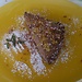 Cheesecake with lemon zest