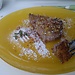 Cheesecake with lemon zest