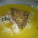 Cheesecake with lemon zest