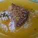 Cheesecake with lemon zest