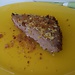 Cheesecake with lemon zest