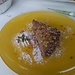 Cheesecake with lemon zest