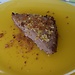 Cheesecake with lemon zest