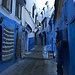 Chefchaouen marocko blue city