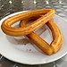 Chocolate con churros, desayuno español.