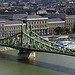 Corvinus old building and the liberty bridge