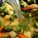 Creamy Courgette Sauce (with potato, carrot and onion)