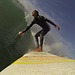 21 years old guy from Italy with a van, surfboards and guitar