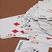 Drinking game with playing cards