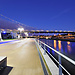 Bridge over the river "Leie"